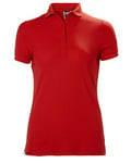 Helly Hansen Women's W Crewline Polo Top, Flag RED, XS