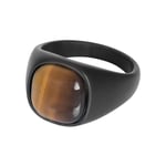 iXXXi Men Bague Homme Cadillac Noir Mat | Taille 20, Acier inoxydable, Aucune pierre précieuse