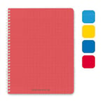 Produit neutre Cahier éco - spirales couverture polypro 100 pages 21 x 29,7 cm petits carreaux assortis