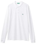 United Colors of Benetton Men's Polo Shirt M/L 3089j3204, White 101, XL