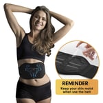 (01)Ab Stimulator Belt Electronic ABS Stimulator Abdominal Toning Belt For