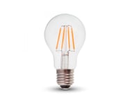 LED Retro lampa E27, 4W, 400 Lumen, filament, A60