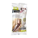 Ferplast Goodbite Natural Taille XS jouet os à hélice pour l'hygiène dentaire 4 saveurs poulet Bœuf jambon Céréales chien moyen-grande 7-20 kg naturel 10 Pièces de 23g pour Chien 1 Unité