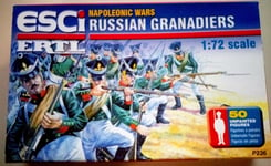 Figurines ESCI 236 Infanterie russe (grenadiers) - Premier empire - 1/72 - neuf