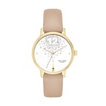 Kate Spade New York Klockarmband KSW9023 Läder Taupe 16mm