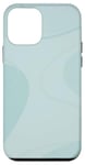 Coque pour iPhone 12 mini Tendance Vert Clair Boho Neutre Ligne Art Formes Géométriques