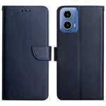 HT02 Motorola Moto G85 5G Läderfodral - Blå