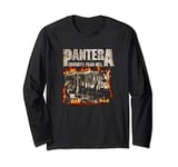 Pantera Official Cowboys From Hell Cover Fire Long Sleeve T-Shirt