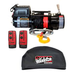 Warrior Winches Ninja 4500lb Vinsch 12V Armortek syntet + Fjärrkontroll + Kapell Paketdeal