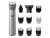 Philips Allt-I-Ett-Trimmer Mg5930/15 Serie 5000, Silver, 0,5 Mm, 1,6 Cm, 1 Mm, Öra, Näsa, Rostfritt Stål