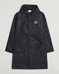 Drôle de Monsieur La Parka Slogan Coat Black