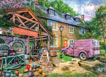 Falcon Deluxe Potters Cottage Jigsaw Puzzle (1000 Pieces)