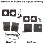 Mini Cube USB Stereo 3.5mm Jack Wired Speaker For Desktop Laptop PC Computer Fit