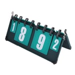 DAUERHAFT Sports Scoreboard Score Keeper 4 Digit for Badminton Sports