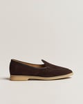 Baudoin & Lange Stride Loafers Dark Brown Suede