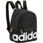 adidas Linear Mini Backpack, Black/ White/ Gold