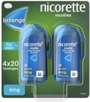 10 x Nicorette Cools 4mg Lozenge Icy Mint 4 X 20 x 10 800 Lozenges | Exp 2025