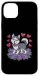 iPhone 14 Plus Husky with lilac Case