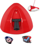 Red Spin Mop Head Base for Vileda All Turbo 2-in-1 Mop Replacement,Triangular S