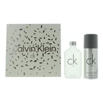 Calvin Klein Unisex Ck One Eau de Toilette 100ml + Deodorant Spray 150ml Gift Set - One Size