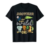 Brother Of The Wild One Zoo Mother Birthday Safari Jungle T-Shirt