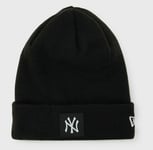 New Era TEAM CUFF BEANIE UNISEX ADULTS - Beanie Black  white NY LOGO