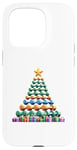 Coque pour iPhone 15 Pro Christmas Tree Haltère Poids Haltérophile Gymnase