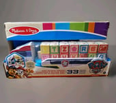 Melissa & Doug PAW Patrol Toy Truck with Alphabet & Number Wooden Building Block