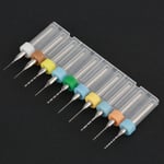 10Pcs 0.3 1.2Mm Tungsten Carbide Micro Drill Bits Set Tool For Pcb Print