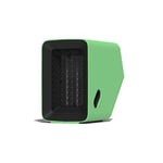 Mini chauffage portable 500 W PTC chauffage en céramique 50 angle d'élévation souffleur d'air chaud pour bureau à domicile, vert