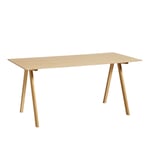 HAY - CPH10 2.0 Desk Lacquered Oak Frame L160 X W80 X H74 Lacquered Oak Veneer Top Lacquered Edge - Kirjoituspöydät - Ronan & Erwan Bouroullec - Puun värinen - Puu