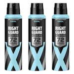 Right Guard Anti-Perspirant Deodorant Aerosol Xtreme Cool 150ml x 3