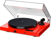 Gramofon Pro-Ject Audio Systems Pro-Ject Jukebox E1 + Piano Om5e Gramofon, System All-In-One / Plug And Play Z Bluetooth, Czerwony