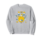 Adventure Time Finn & Jake Group Sweatshirt