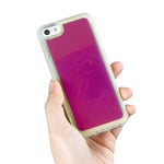 Liquid Neon Sand skal till iPhone 5/5s/SE - Violet