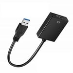 Convertisseur usb 3.0 vers hdmi femelle sans pilote, câble adaptateur hd pour ordinateur portable, projecteur, câble hdtv