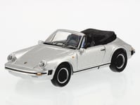 Porsche 911 Carrera 3.2 Cabrio argent véhicule miniature 452671000 Schuco 1:87