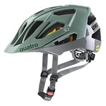 uvex Quatro cc MIPS - Secure Mountain Bike Helmet for Men & Women - MIPS System - Adjustable Shield - Moss Rhino - 56-61 cm