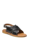 ANGULUS Sandals - Flat - Open Toe - Op Svart