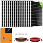 Eco-worthy - Kit de panneau solaire 2500W 48V Système avec a onde sinusoïdale pure 5000W 48V pour cabanon cabine maison cabane du jardin camping-car