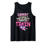 Breast Cancer Support Admire Honor Breast Cancer Awareness Tank Top