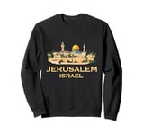 Jerusalem Israel Skyline Souvenirs Jewish Israeli Men Women Sweatshirt