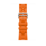 Apple Watch Hermès – Kilim Simple Tour i Orange, 45 mm