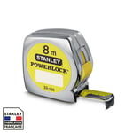 STANLEY Mètre ruban powerlock classic abs 1-33-198 8 m x 25 mm