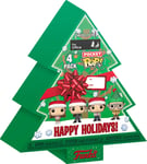 Funko Pocket Pop! 4-pack The Office - Happy Holidays Tree Box Vinyl Figures Keychain