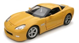 NEWRAY - Voiture de couleur jaune - CHEVROLET Corvette grand sport - 1/24 - N...