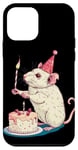 iPhone 12 mini White Rat Birthday Fun for a Rodent and Pet B-Day Case