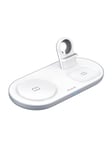 Mcdodo Wireless Charger CH-7060 3 in 1 15W (mobile/TWS/Apple watch) (white)