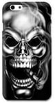 Coque pour iphone 6 / 6s Tete de Mort - Fume N