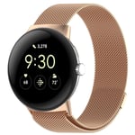 Google Pixel Watch 3 41mm Armband Milanese Loop, Roséguld